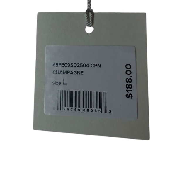 NWT Favorite Daughter The Sleeveless Date Blouse Bodysuit Champagne Cream Sz L - Picture 9 of 12